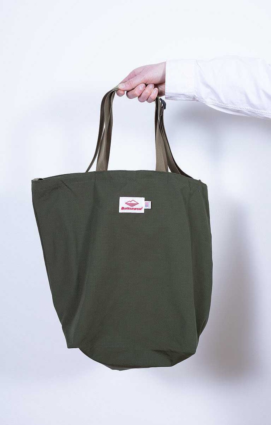 Bags Battenwear | Packable Tote Olive Drab/Tan ~ Buyclassicwear